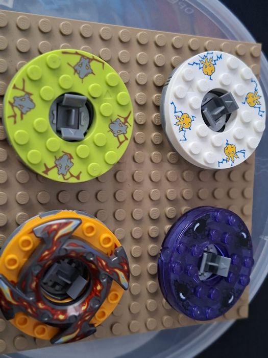 LEGO Ninjago – zestaw 4 spinnerów Spinjitzu, oryginalne