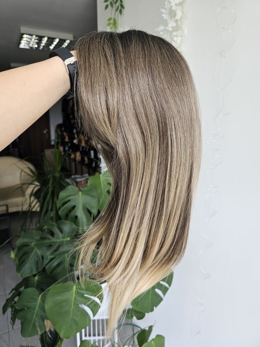 Zagęszczenie włosów topper Dagmara II naturlany efekt blond brąz