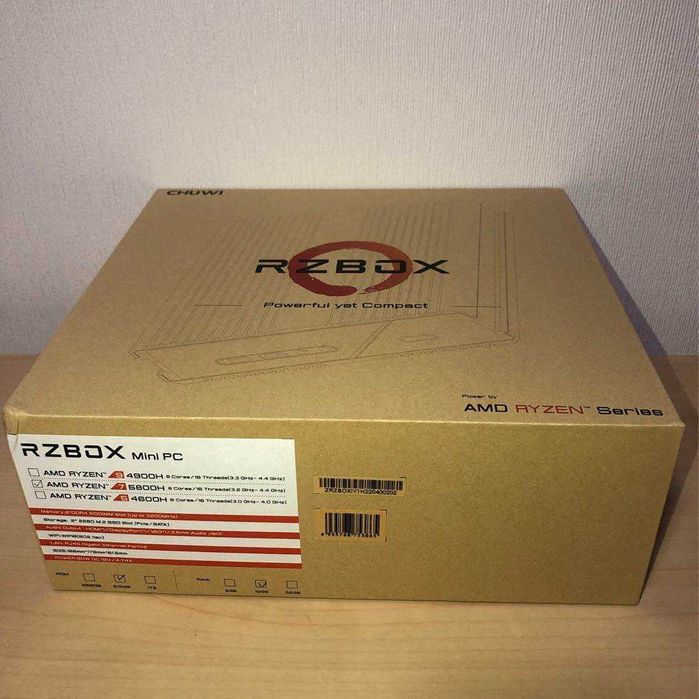 Mini Pc Chuwi potente novo e com periferic0os ryzen 7 5800h