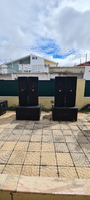 PA topo gama JBL para Bandas e Djs