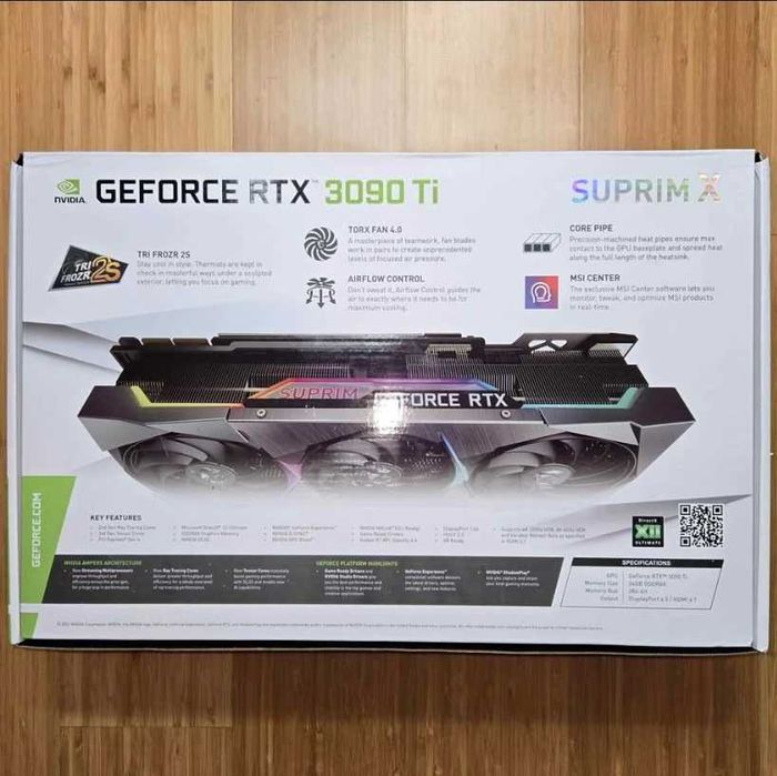 MSI GeForce RTX 3090 Ti SUPRIM X 24Gb