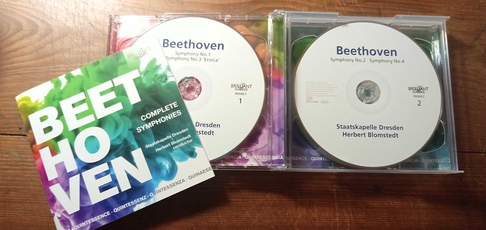 Beethoven - Symphonies - Blomstedt, Staatskapelle Dresden (5CD)