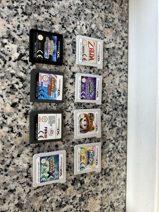 Komplet 8x Oryginalnych Gier Nintendo 3DS XL/Pokemon/Zeoda/Fifa/Tanio!