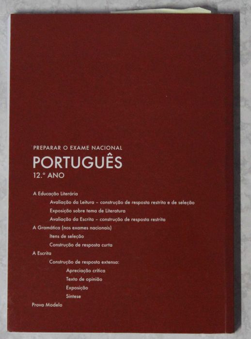 Livro de Preparação para o Exame de Português 12ºAno