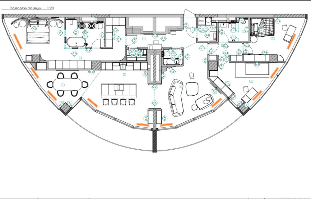 4+-rooms apartment apartment by the address st. Bulvar Druzhby Narodov (area 191 m²) - Atlanta.ua - photo 21