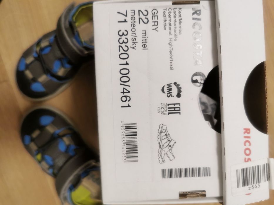 Sandałki dziecięce Pepino Ricosta 22