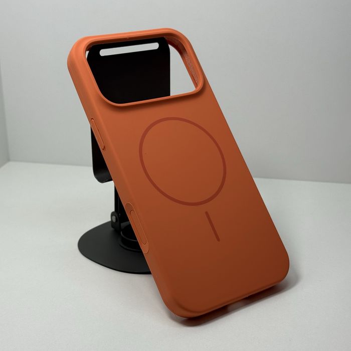 Чохол iPhone 17 Pro | 17 Pro Max MagSafe з мікрофіброю Silicone Case. Чехол айфон 17 про | 17 про макс с магсейф