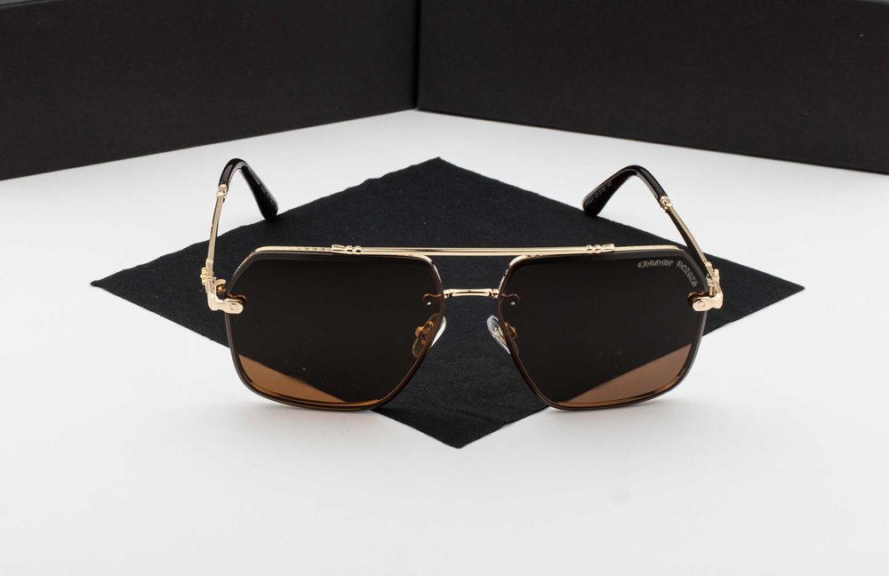 Чоловічі сонцезахисні окуляри Chrome Hearts | UV400 | розкіш і статус