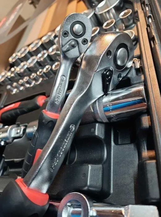ТОП! Набір інструментів INTERTOOL STORM ET-8094 — 94 од., 1/2" + 1/4", Cr-V