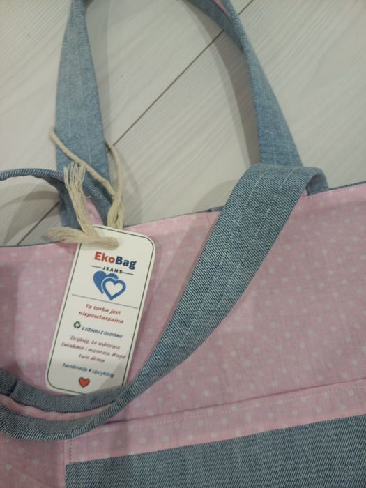 Torba z dżinsu handmade