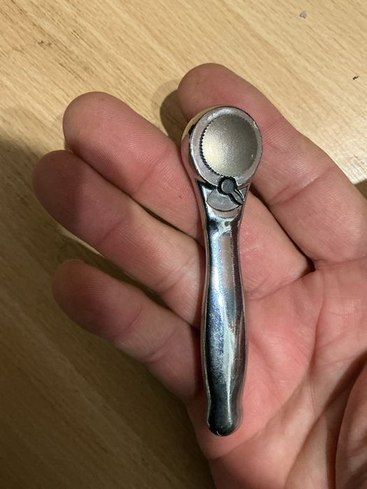 Ключ тріскачка 72зуби, шестигранний адаптер 6,35мм трещотка 1/4 біти