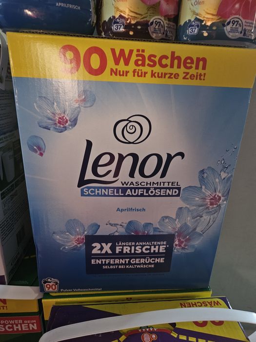 Dwa proszki lenor 90 pran niemieckie