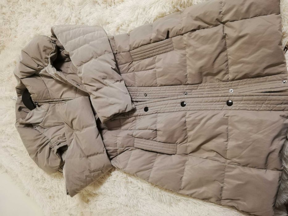 parka puchowa Monnari L 40 płaszcz puchowy Monnari L 40 szara