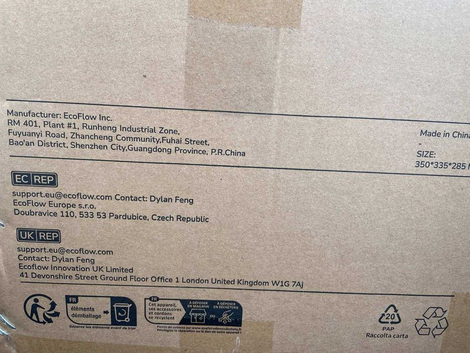 River 2 Pro -EU\Black\768Wh\800W(1600W)\230V(50Hz\60Hz)