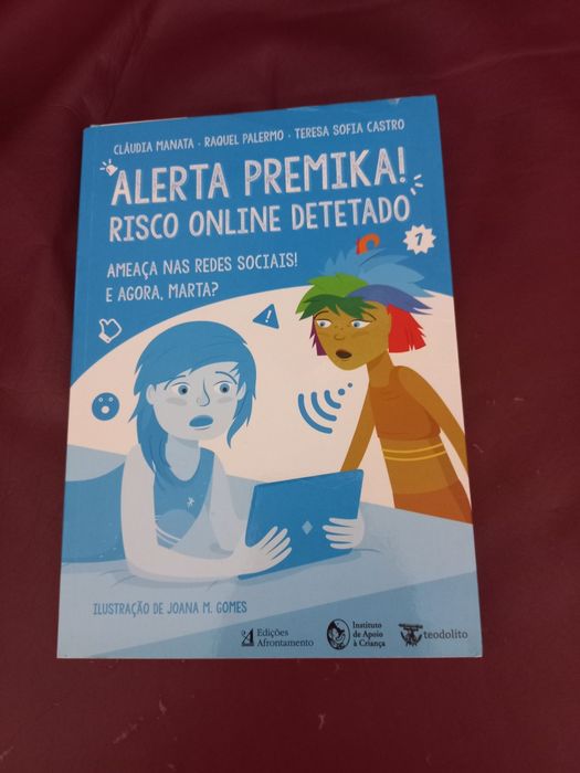 Livro novo "Alerta Premika! Risco Online Detetado"
