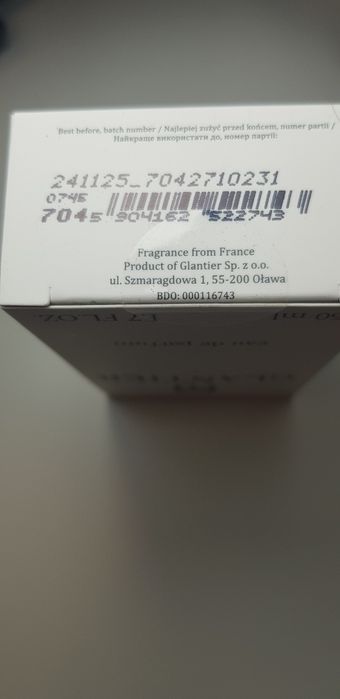Perfumy męskie Glantier 704 Euphoria Men