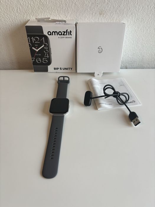 Smartwatch Amazfit Bip 5 Unity - Carbono