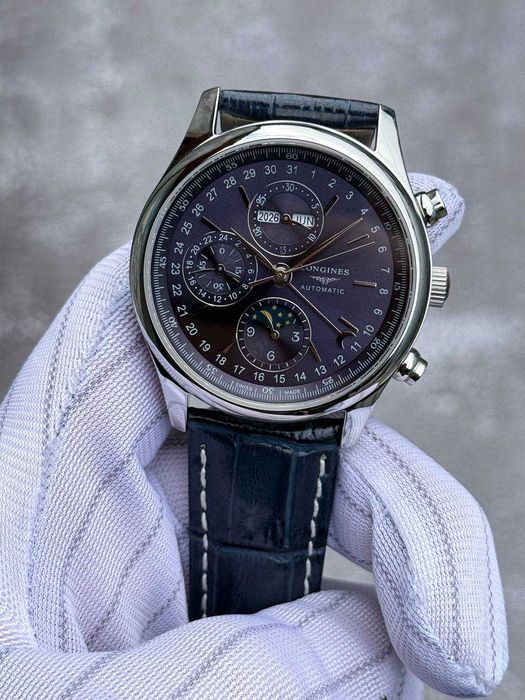 Швейцарські годинники Longines Master Collection Silver Blue