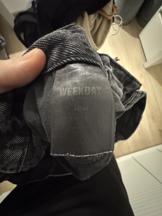 Sprzedam męskie spodnie marki Weekday w kolorze szarym