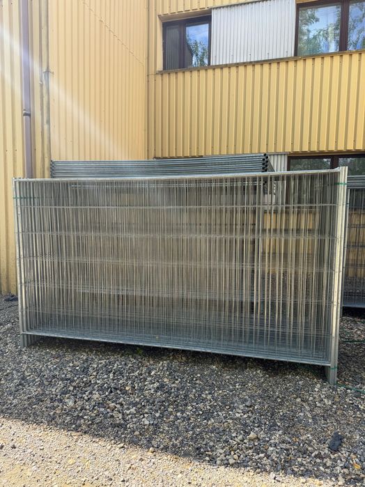Ogrodzenie tymczasowe budowlane 50 mb komplet panel ażurowy