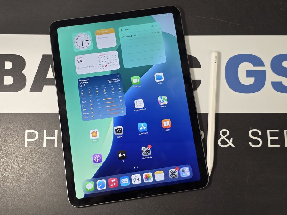 Sklep ladny Apple Ipad Air 5gen M1 64gb wifi  space gray 83% + apple pencil