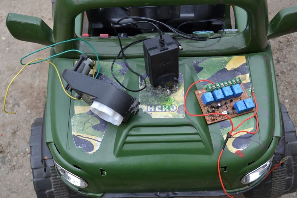 Машина на аккумуляторе