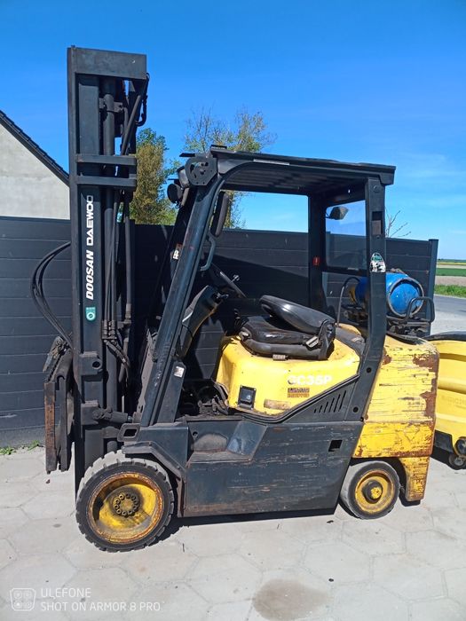 wozek widłowy deawoo cg35p lpg  triplex