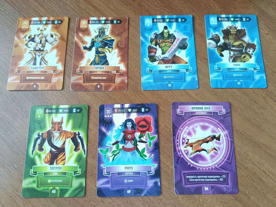 Продаю картки ATB Arena (сезон 1–2, Limited Edition), Черепашки ніндзя