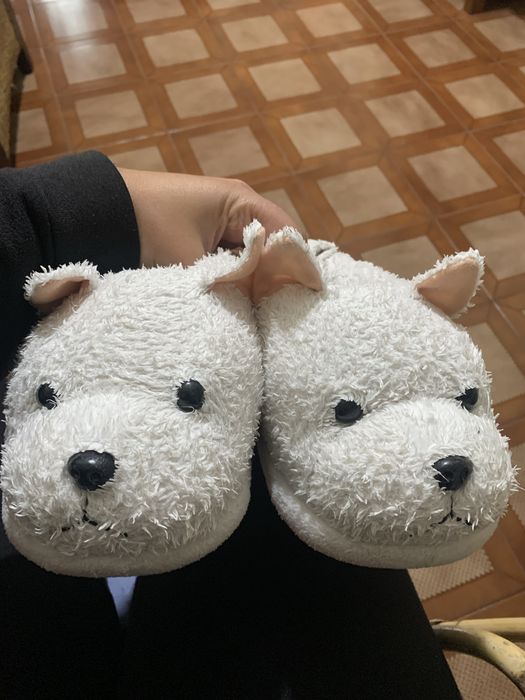 Pantufas criança com a forma de um cão 36/37