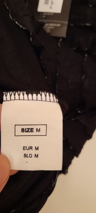 Bluzka wieczorowa czarna M 38-40 nowa