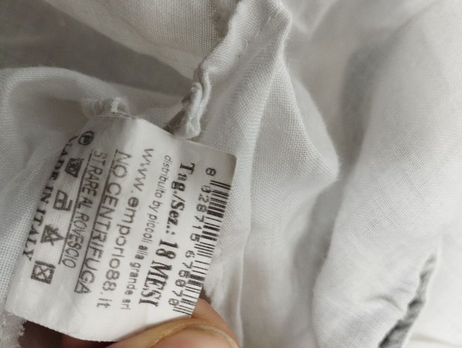 Koszula elegancka chłopieca biała emporio