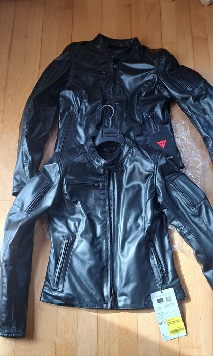Casaco pele Dainese Nikita 2 Lady Black - Novo