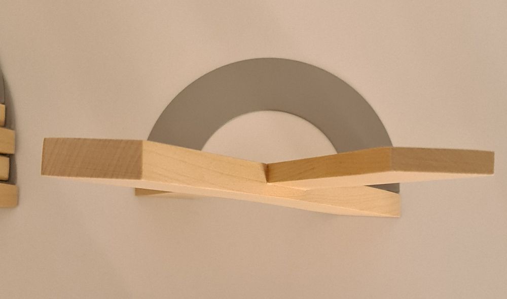 Separadores de livros. Madeira.  Novos