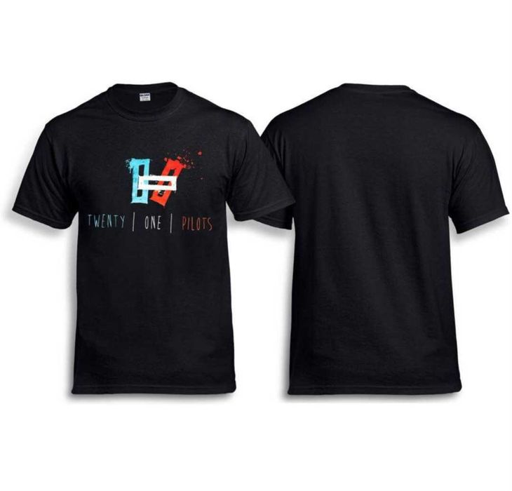 Czarna koszulka Twenty One Pilots rozmiar XL
