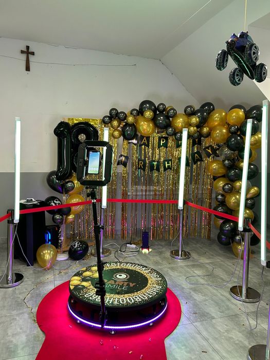 Fotobudka 360 Ciężki dym fontanny iskier miny dymne ATRAKCJE WESELNE