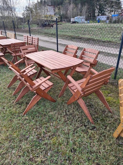 Meble Ogrodowe DREWNIANE