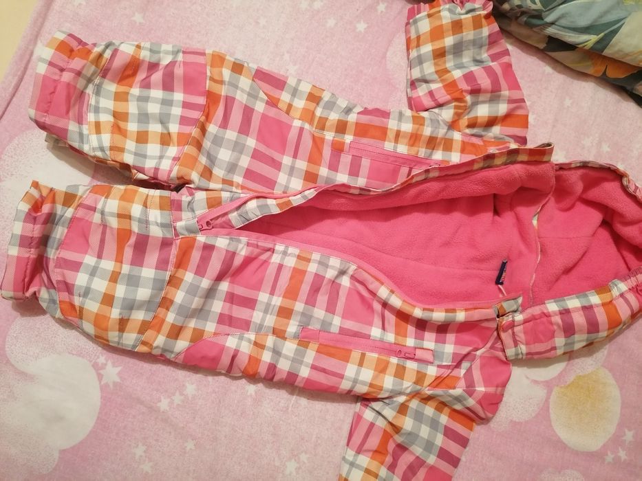 Ciepły kombinezon 62-68 dla dziewczynki