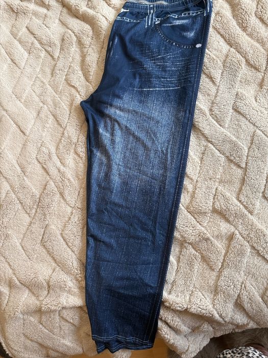 Legginsy imitacja dzinsow