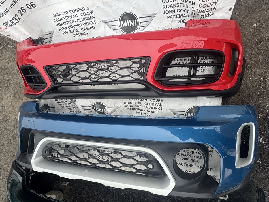 Бампер до міні купер Ф60. Бампер на mini cooper F60, F60 LCI.Наявність