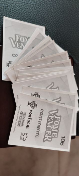 Cromos "Fome de Vencer"