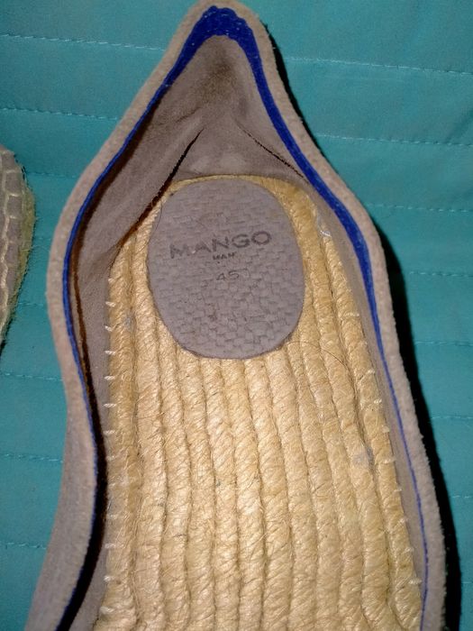 Buty męskie MANGO espadryle r.45 skóra