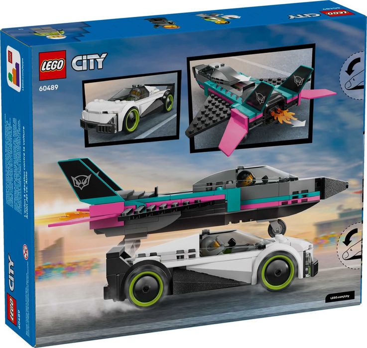 LEGO City 60489 Odrzutowiec kontra samochód
