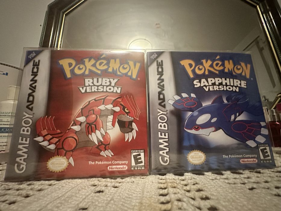 Pack Pokémon Ruby + Pokémon Sapphire (GBA) - 100% Originais + Caixa