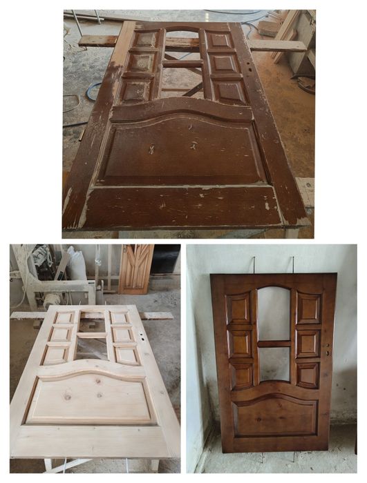 Дерев’яні двері • Реставрація • Лакування • Монтаж • Заліщики