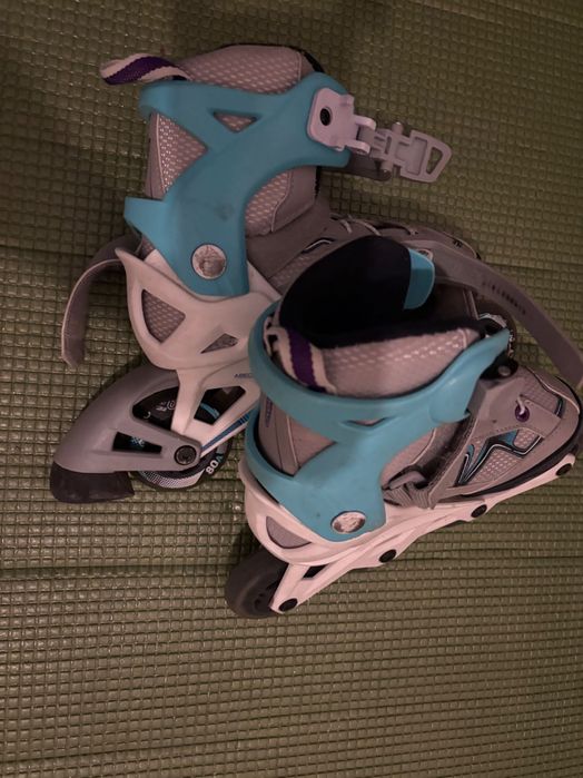 Patins em linha criança 29-32 e kit proteções