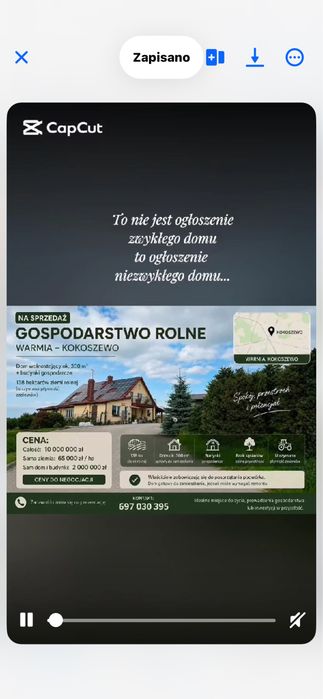 Sprzedam gospodarstwo rolne