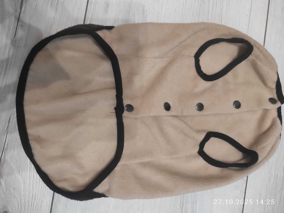 Дощовик, пильник,флісовий жилет для французького бульдога