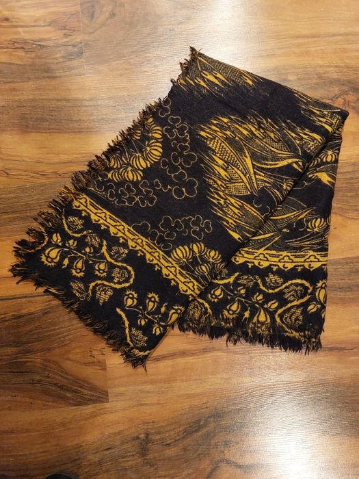 Zara accessories szal 90x200 granatowy M
