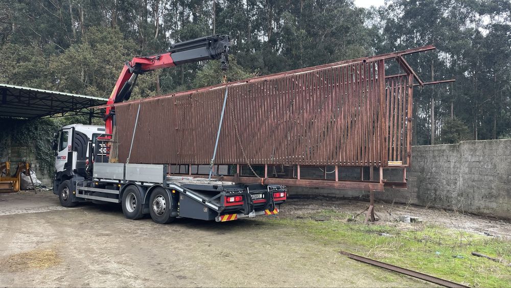 Aluguer Camião Grua 20M C/Rampa