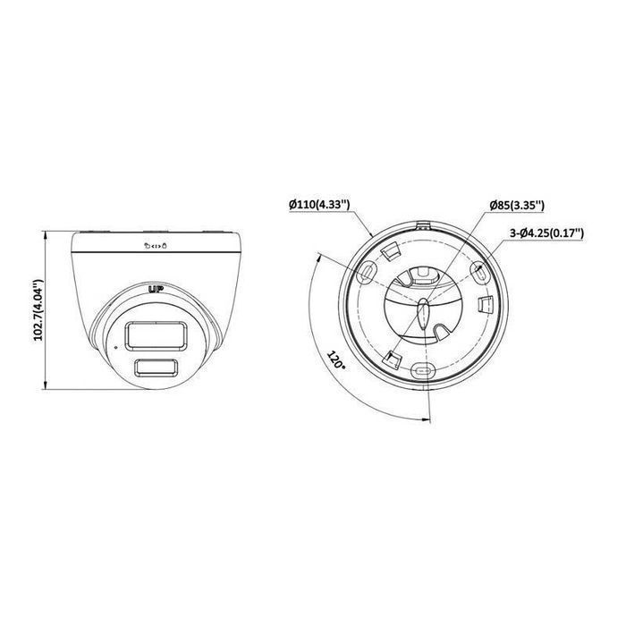 DS-2CD1383G2-LIUF 2.8MM PL Hikvision kamera 8Mpx audio PoE IP67
